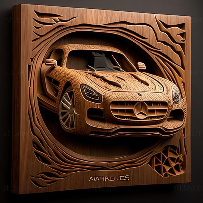 3D model Mercedes Benz SLS AMG (STL)